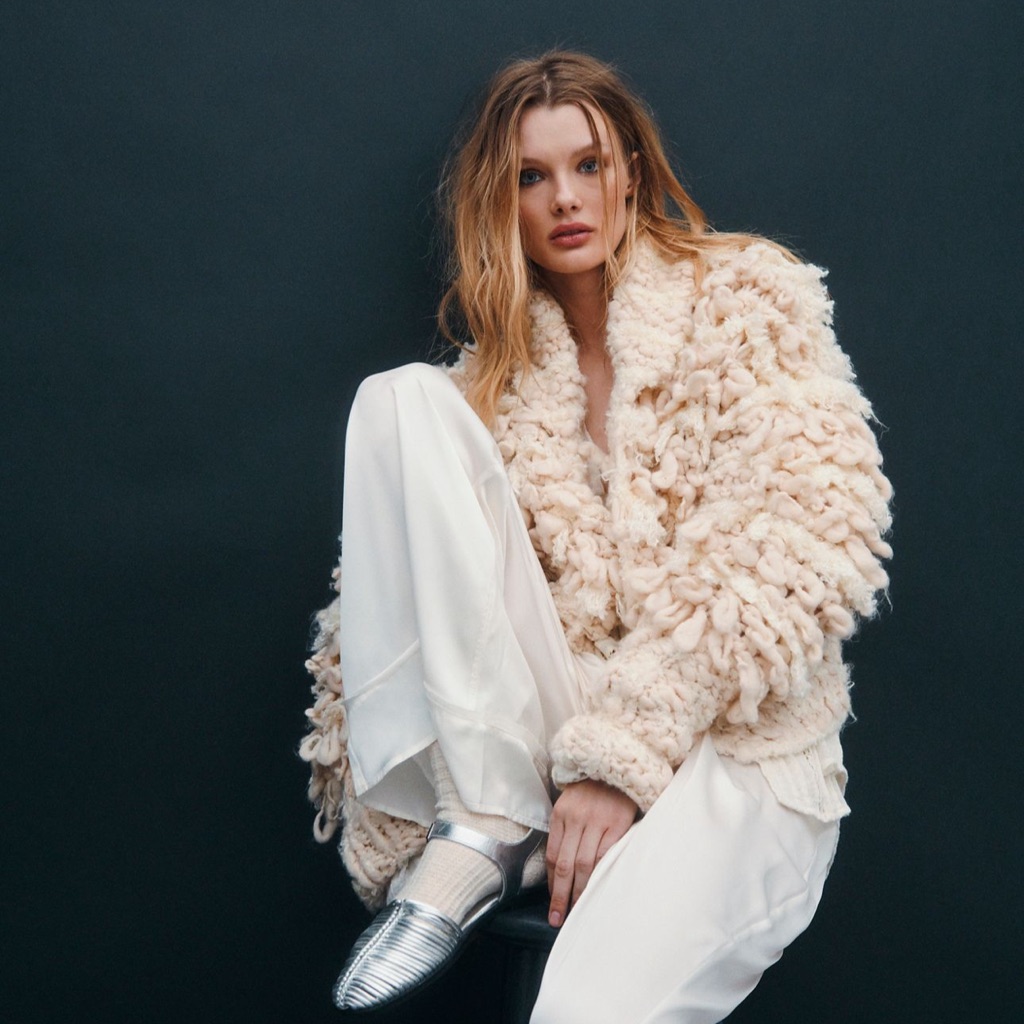 Free People Curly Que Cardigan-60% Off Msrp